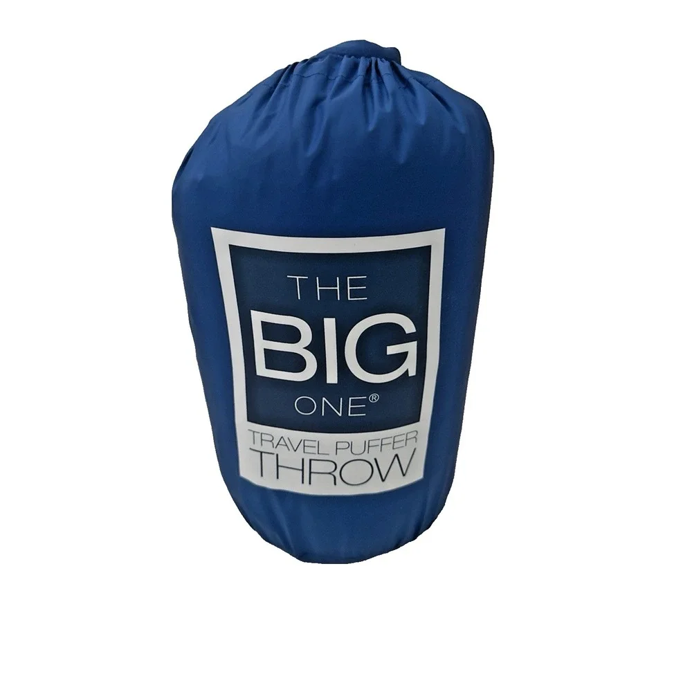 The BIG One Travel Puffer Throw in Travel Bag 60